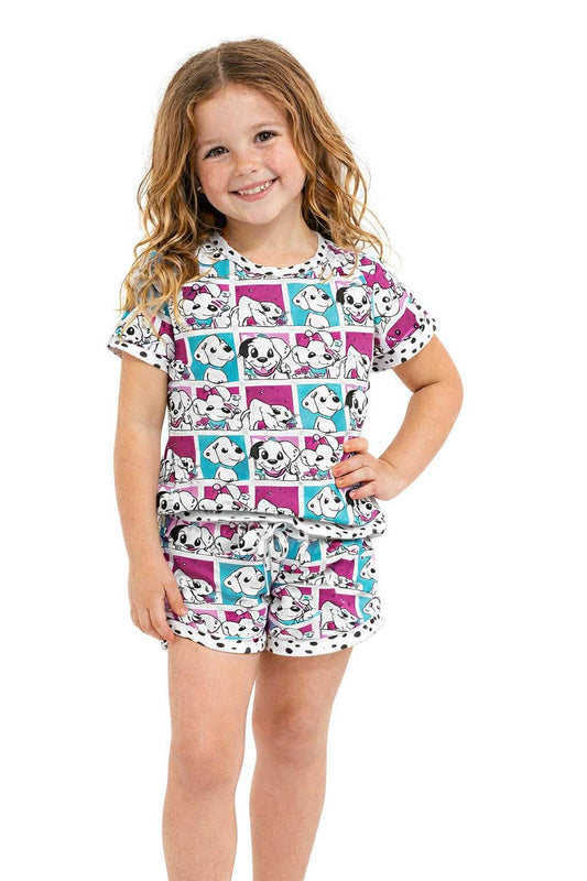 Dalmatian 101 Short Sleeve & Shorts Retro Set