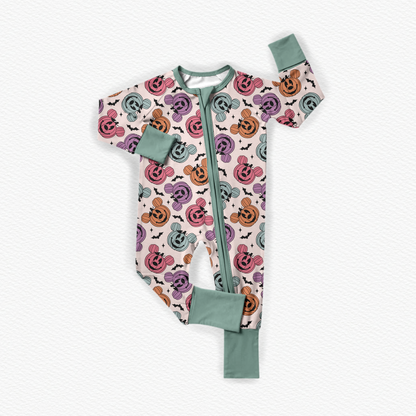 Mickey's Pumpkin Party Bamboo Zippy Pajamas
