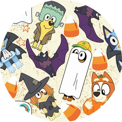 Heeler Halloween Double Layered Bamboo Blanket