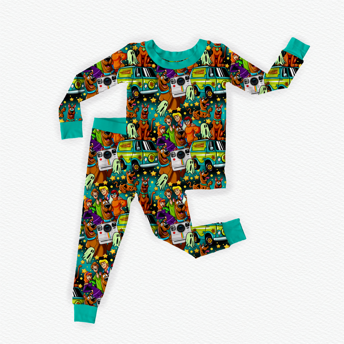 Jinkies! Bamboo Long Sleeve Two Piece Pajama Set