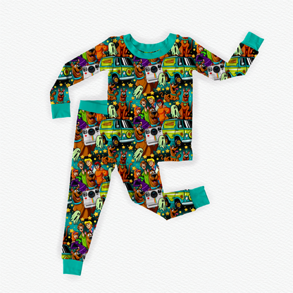 Jinkies! Bamboo Long Sleeve Two Piece Pajama Set