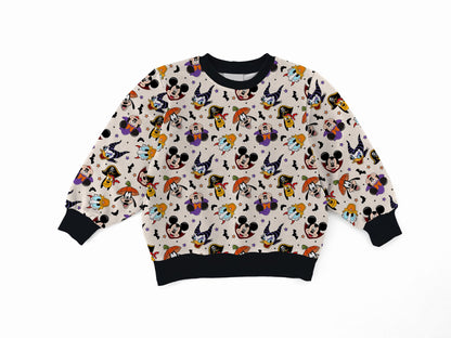 Walt's Costume Party Youth French Terry Bamboo Crewneck