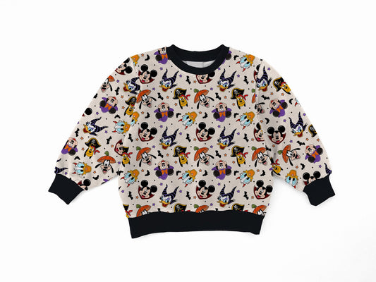 Walt's Costume Party Youth French Terry Bamboo Crewneck