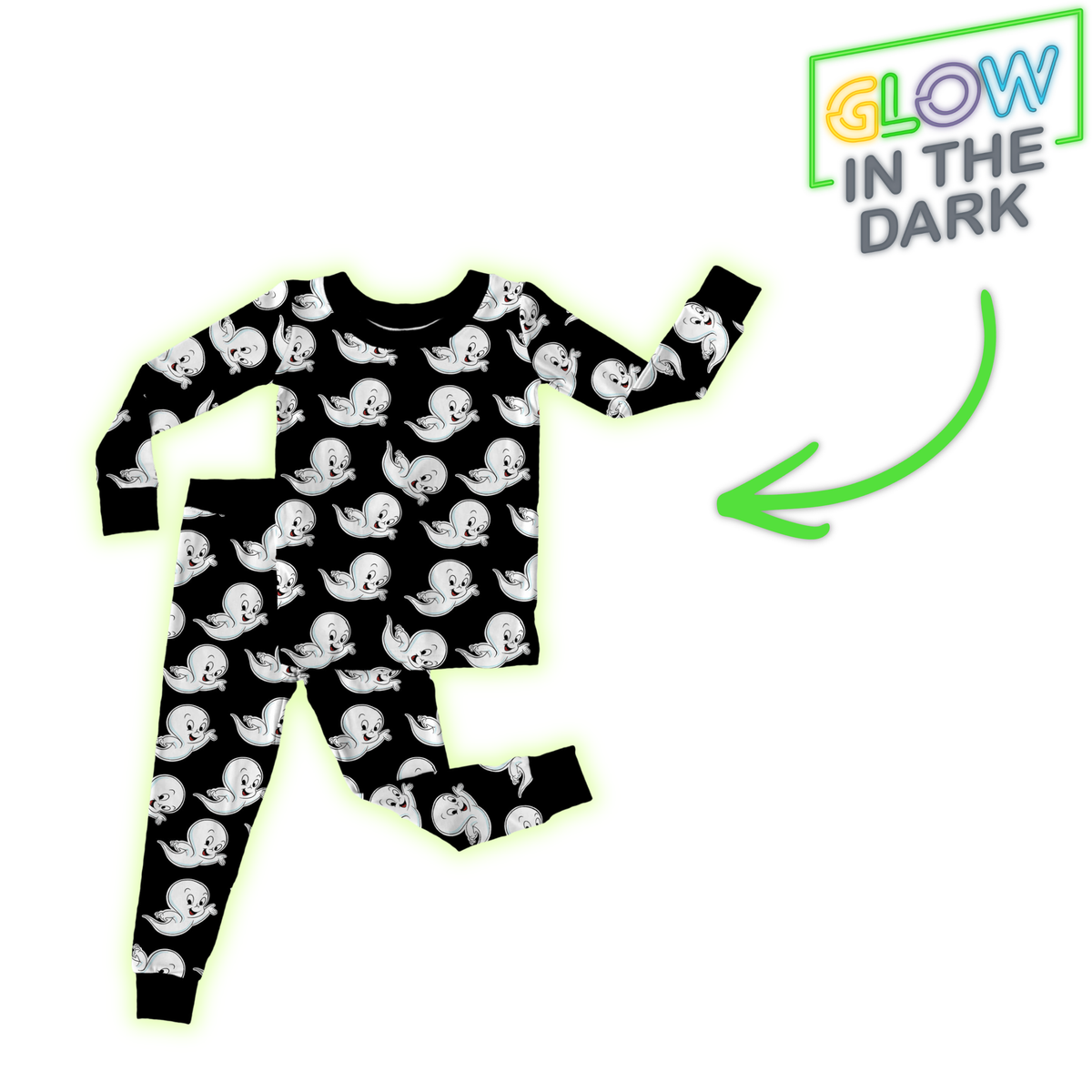 "Can I Keep You?" GLOW! Bamboo Long Sleeve Two Piece Pajama Set