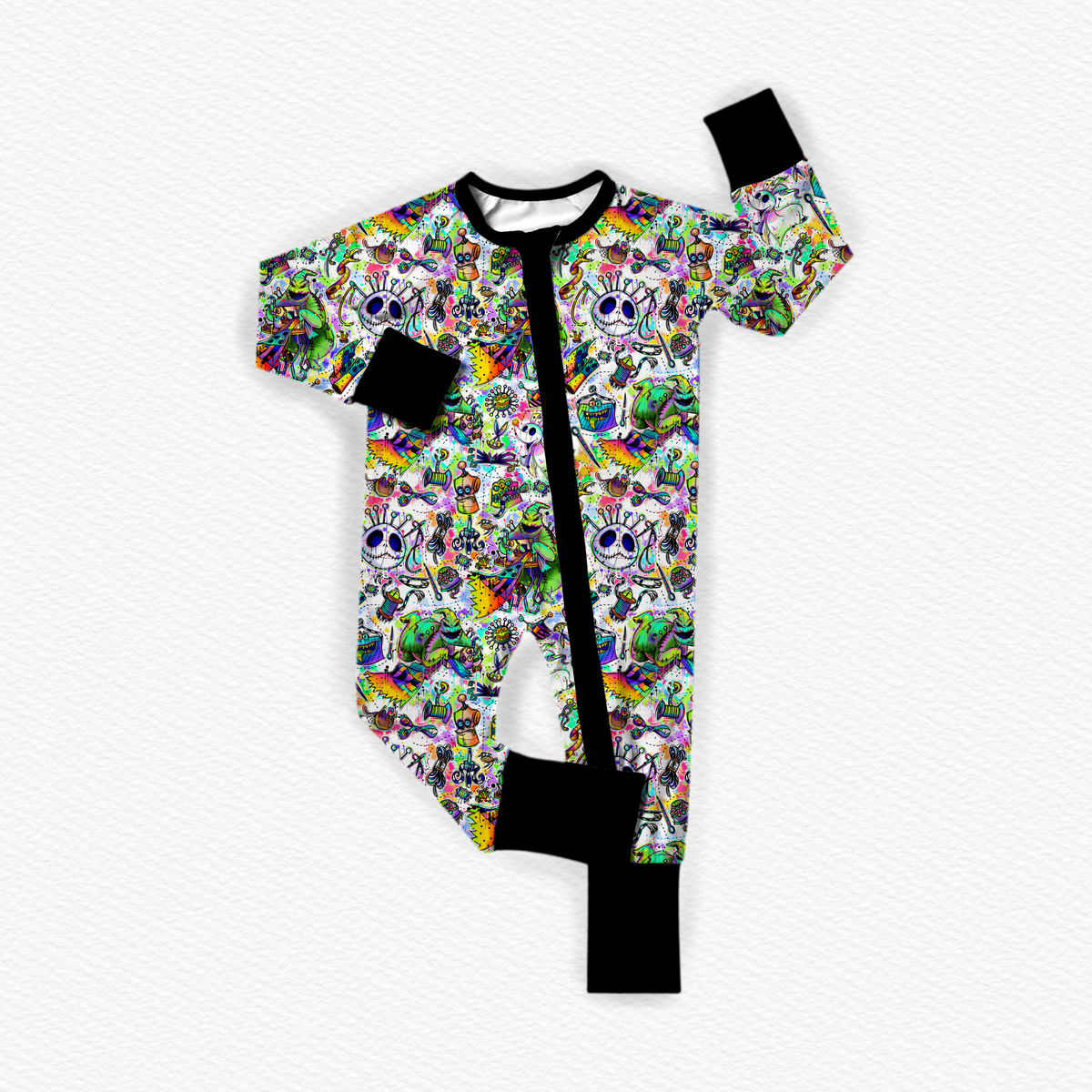 "I'm The Boogie Man" Bamboo Zippy Pajamas