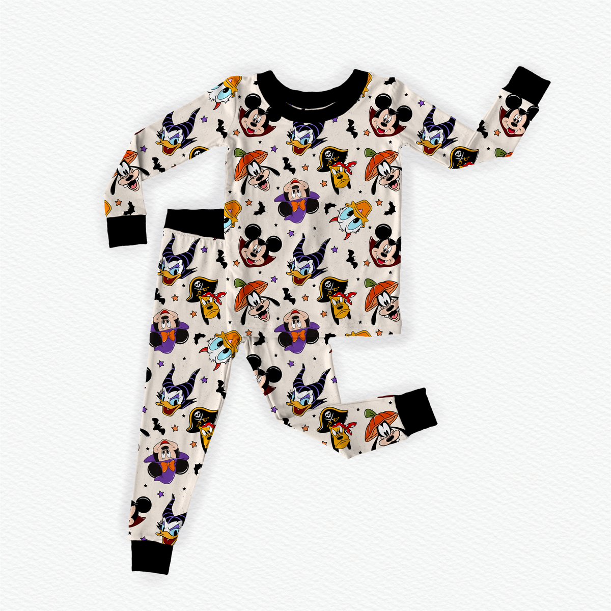 Walt's Costume Party Bamboo Long Sleeve Two Piece Pajama Set