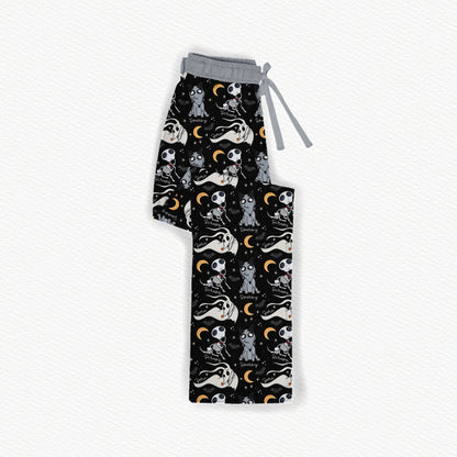 Beware Of Dog Bamboo Adult Straight Leg Pants