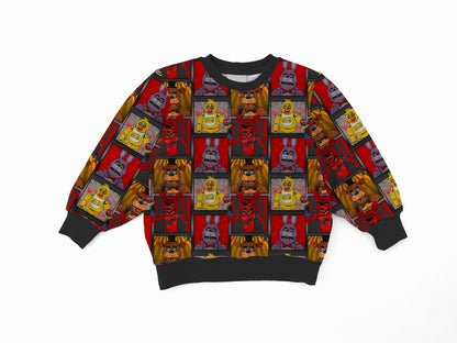 Fazbear Frights Youth French Terry Bamboo Crewneck