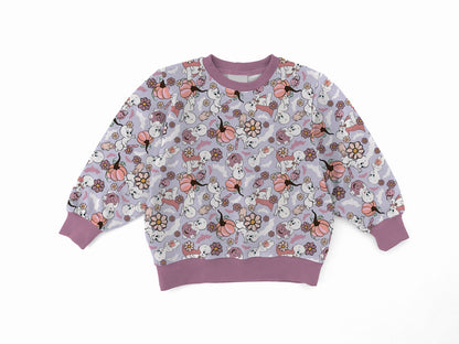Cottage Core Casper Youth French Terry Bamboo Crewneck