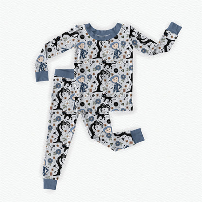 Coraline Bamboo Long Sleeve Two Piece Pajama Set