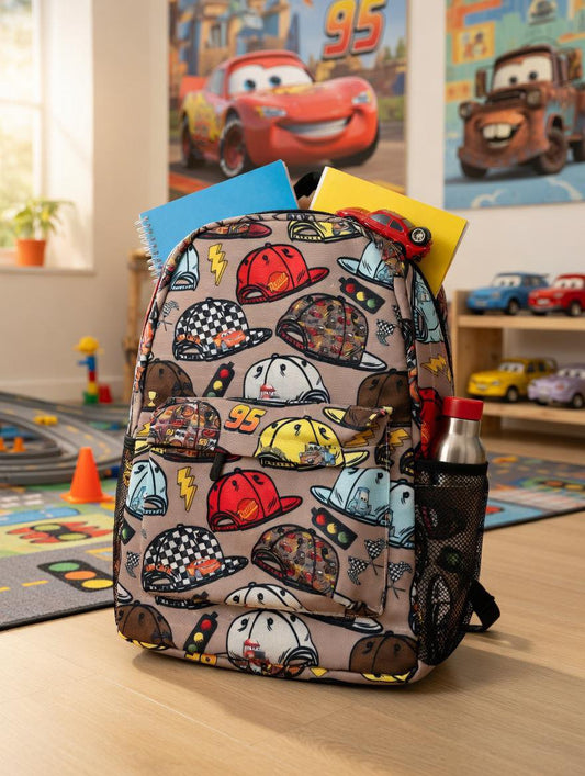 Cars Snapback Full Size Backpack