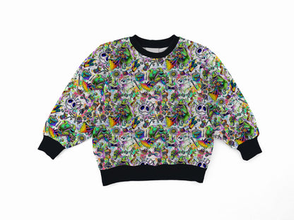 "I'm The Boogie Man" Bamboo Adult French Terry Crewneck