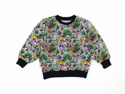 "I'm The Boogie Man" Bamboo Adult French Terry Crewneck
