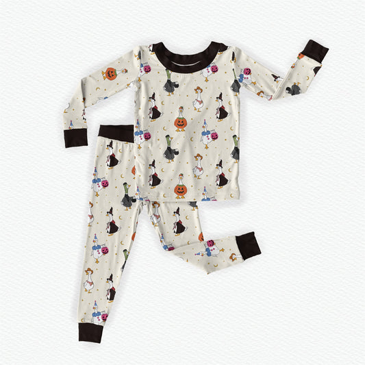 HONK-O-Ween Bamboo Long Sleeve Two Piece Pajama Set