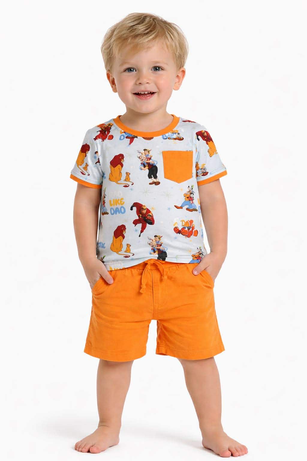 Rad Like Dad Bamboo Pocket Tee & Shorts Set