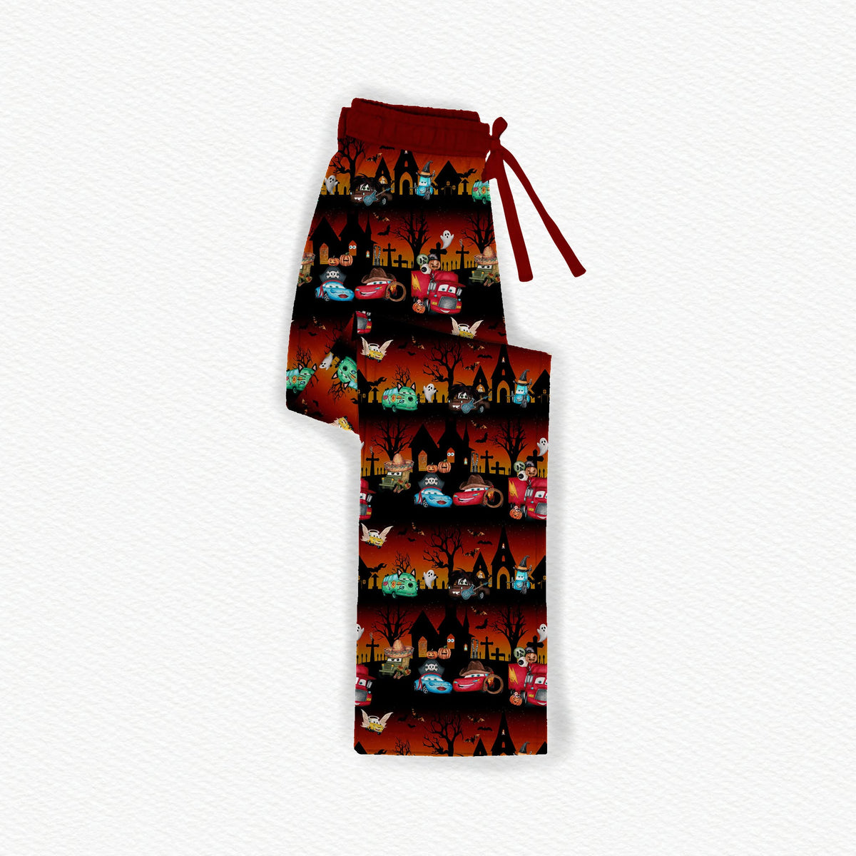 A Haunting On Route 66 Adult Straight Leg Pants
