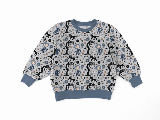 Coraline Youth French Terry Bamboo Crewneck