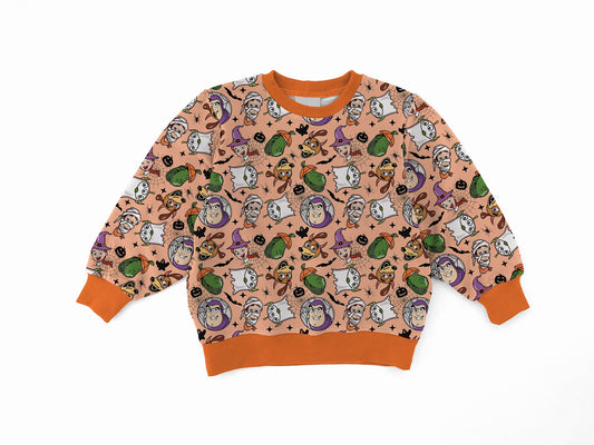 Woody's Monster Mash Halloween Youth French Terry Bamboo Crewneck
