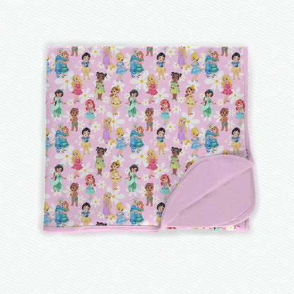 Baby Doll Royals 47x47 Double Layered Bamboo Blanket