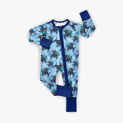 Spectacular Scales Bamboo Zippy Pajamas