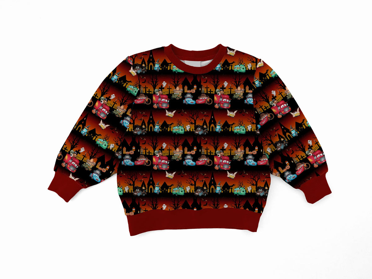 A Haunting On Route 66 Bamboo Adult French Terry Crewneck