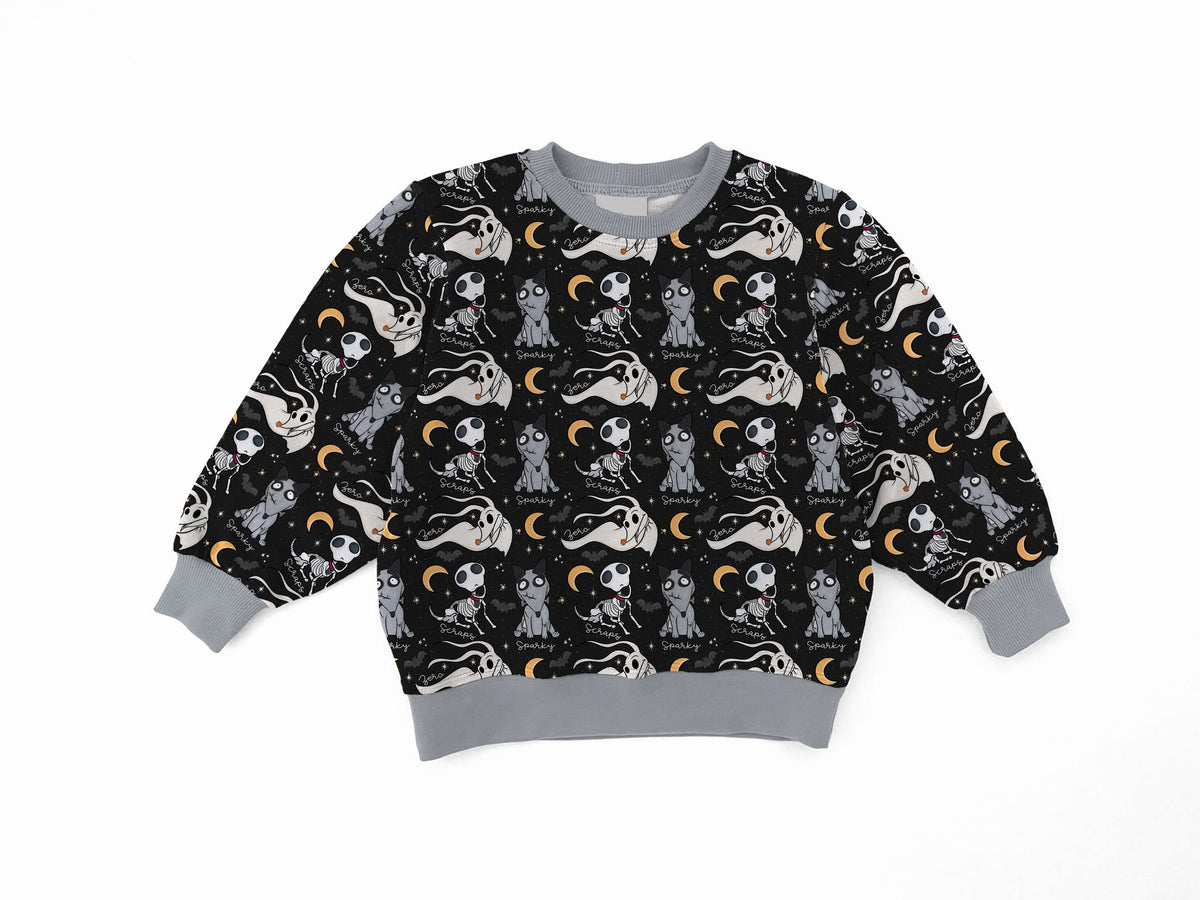 Beware Of Dog Bamboo Adult French Terry Crewneck