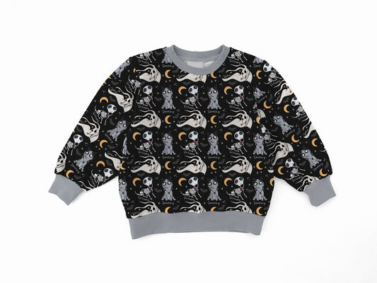 Beware Of Dog Bamboo Adult French Terry Crewneck