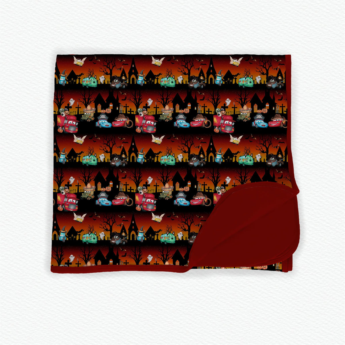 A Haunting On Route 66 Double Layered Bamboo Blanket