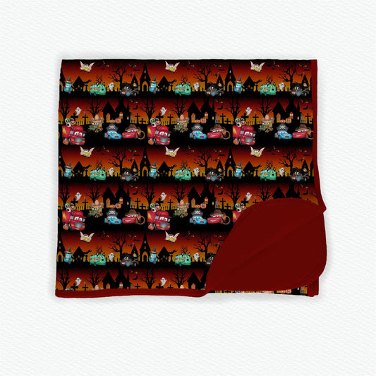 A Haunting On Route 66 Double Layered Bamboo Blanket