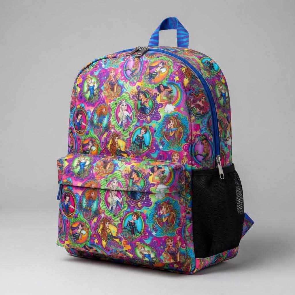 Princess Portrait Party Full Size Backpack