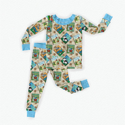 Little Golden Classics Bamboo Long Sleeve Two Piece Pajama Set
