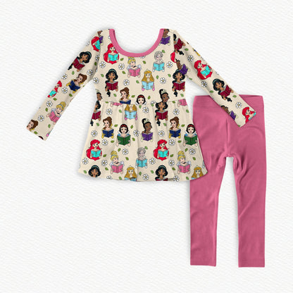 Fabulous Fictions Bamboo Long Sleeve Peplum & Leggings