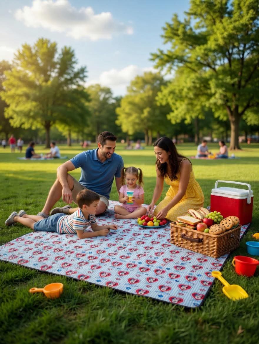 A Disney 4th 60"X80" Picnic / Beach Mat