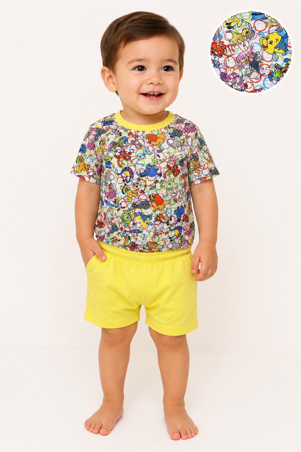 Silly Sidekicks Bamboo T-shirt & Shorts Set