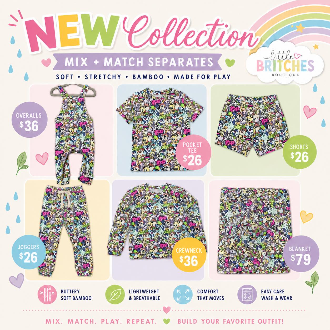 Baby Toons Bamboo Joggers