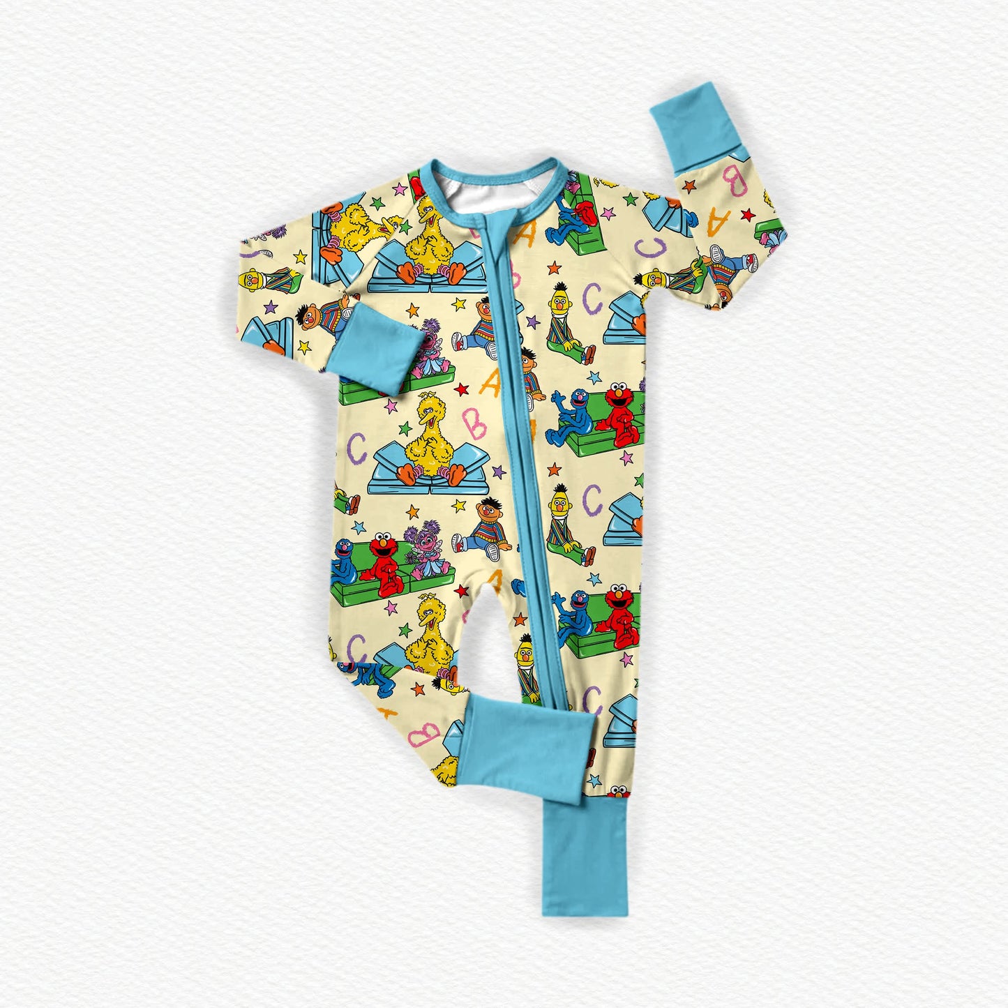 Alphabet Adventures Bamboo Zippy Pajamas