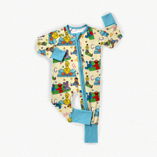 Alphabet Adventures Bamboo Zippy Pajamas