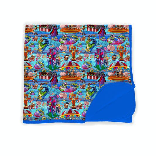 Toy Story Carnival Double Layered Bamboo Blanket