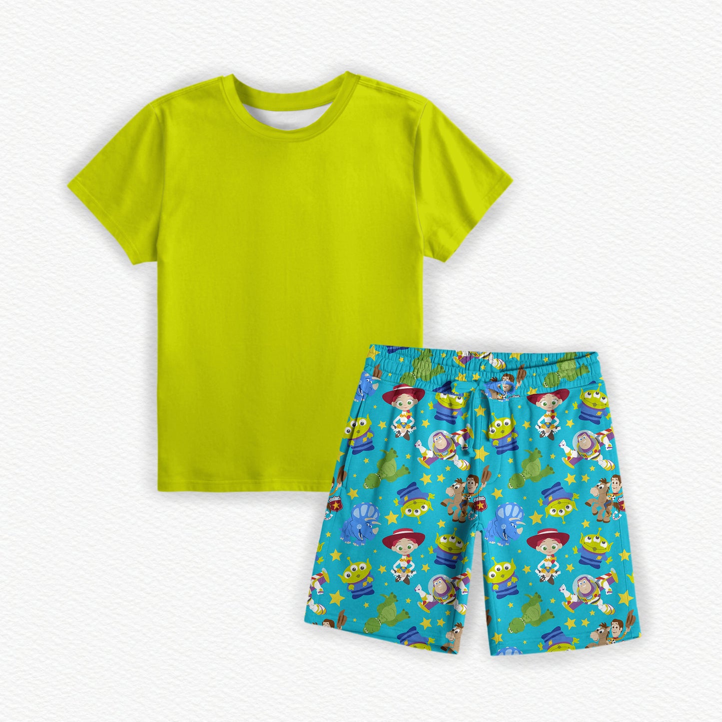 Toys Toons Pocket Tee & French Terry Shorts Set