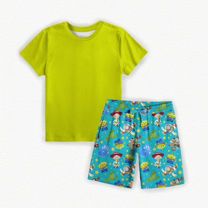Toys Toons Pocket Tee & French Terry Shorts Set