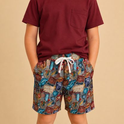 Wizard School Pocket Tee & French Terry Shorts Set