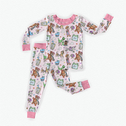 Toys Take 5 Bamboo Long Sleeve Two Piece Pajama Set