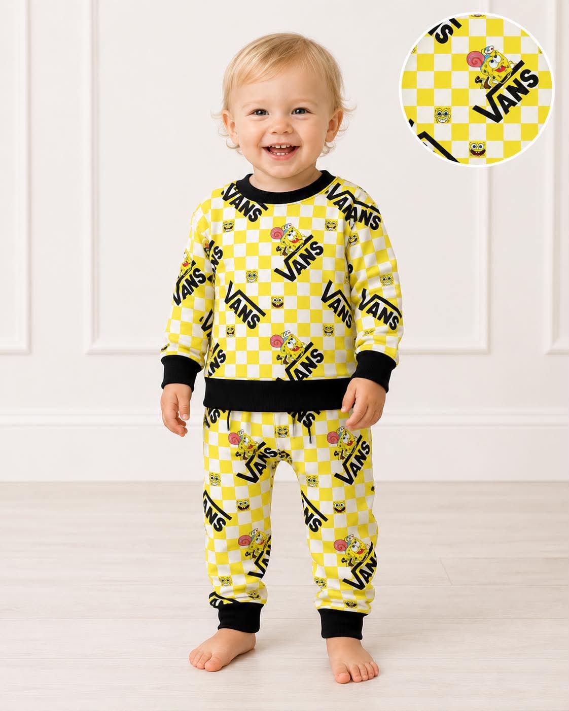 Squarepants Skatepark Bamboo Crewneck & Jogger Set