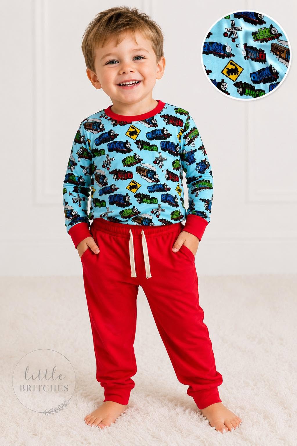 Thomas Bamboo Crewneck & Jogger Set
