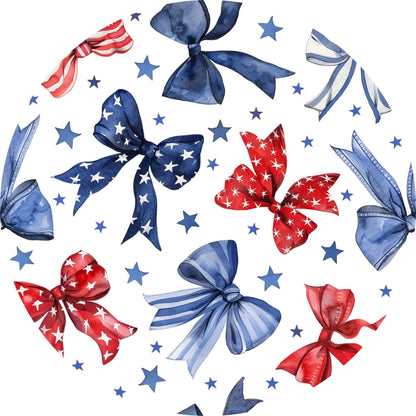 Star Spangled Girl Ruffle Bamboo Blanket