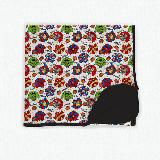 Avenger Casserole Double Layer 50x50 Bamboo Blanket