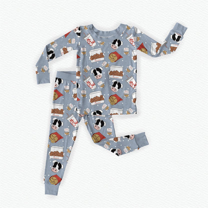 My Pleasure Bamboo Long Sleeve Two Piece Pajama Set