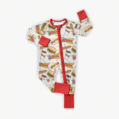 Ocean Water & Tots Bamboo Zippy