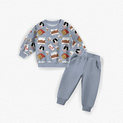 My Pleasure Youth French Terry Bamboo Crewneck & Joggers