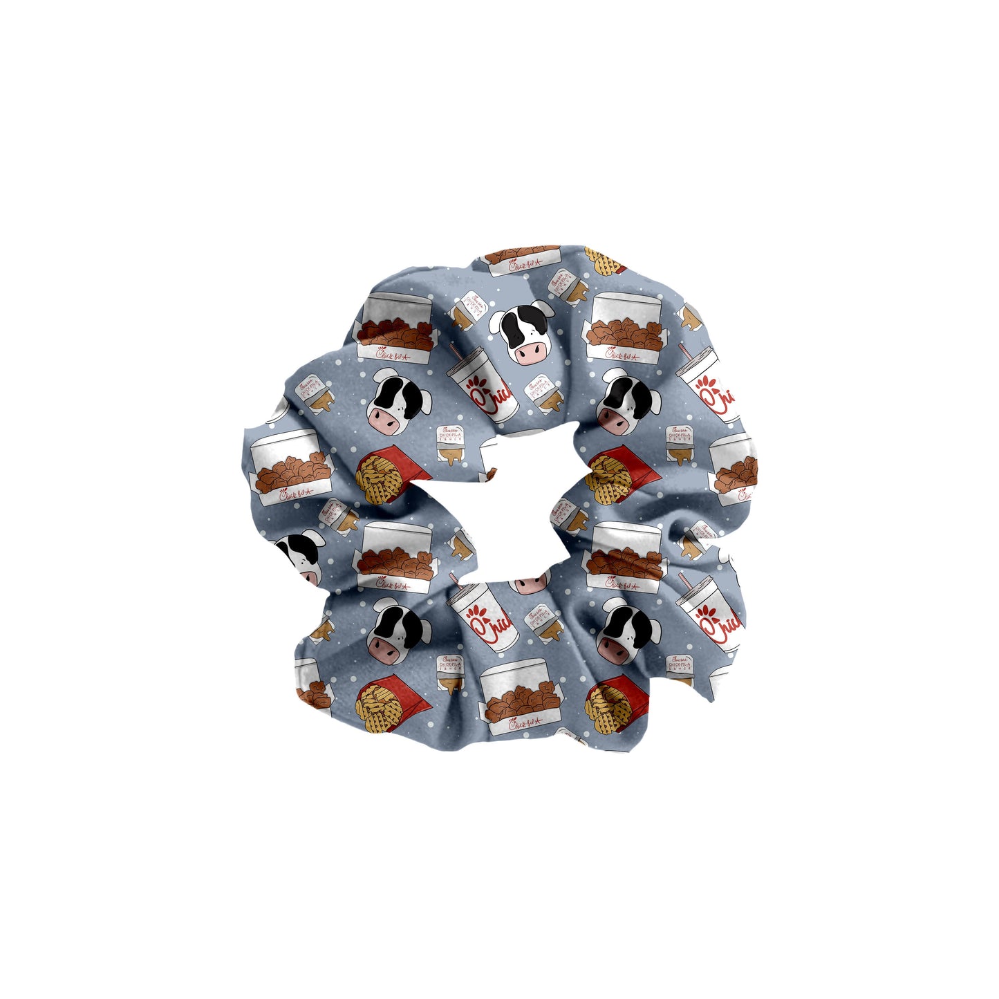 Foodie Drop Bamboo Scrunchies